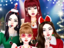 Black Pink Christmas Concert - A Fun Dress Up Game