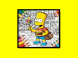BTS Simpsons Coloring Book - Play Free Online