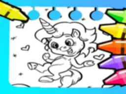 Magical Unicorn Coloring Pages - Play The Free Game