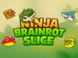 Ninja brainrot Slice - Det Sjove Arkadespil