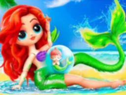 Sweet Dolls Mermaid Princess - A Girls Dress Up Game