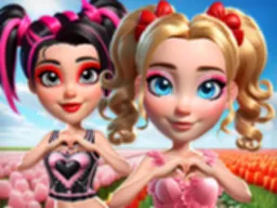 Vibrant Hearts Glamour vs Punk - Play Free Online